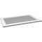 Ekena Millwork Vertical Surface Mount PVC Gable Vent: Functional, w/ 3-1/2"W x 1"P Standard Frame, 42"W x 26"H GVPVE42X2601SF - alternate 3